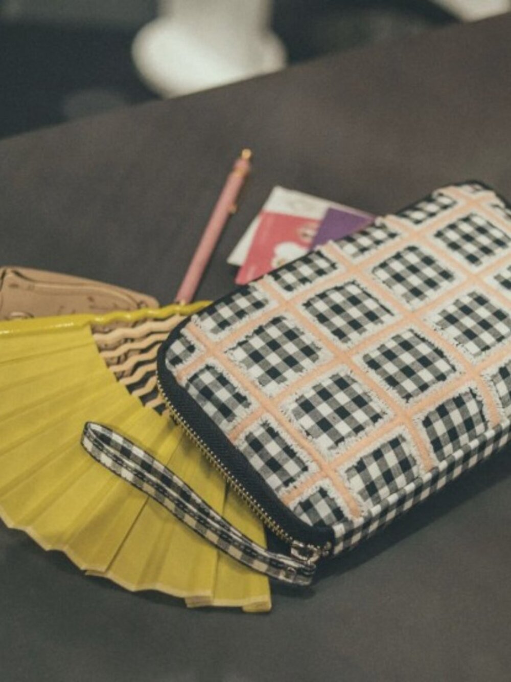 Hobonichi: Drawer Pouch Áne (POTTENBURN TOHKII: Pink Block)